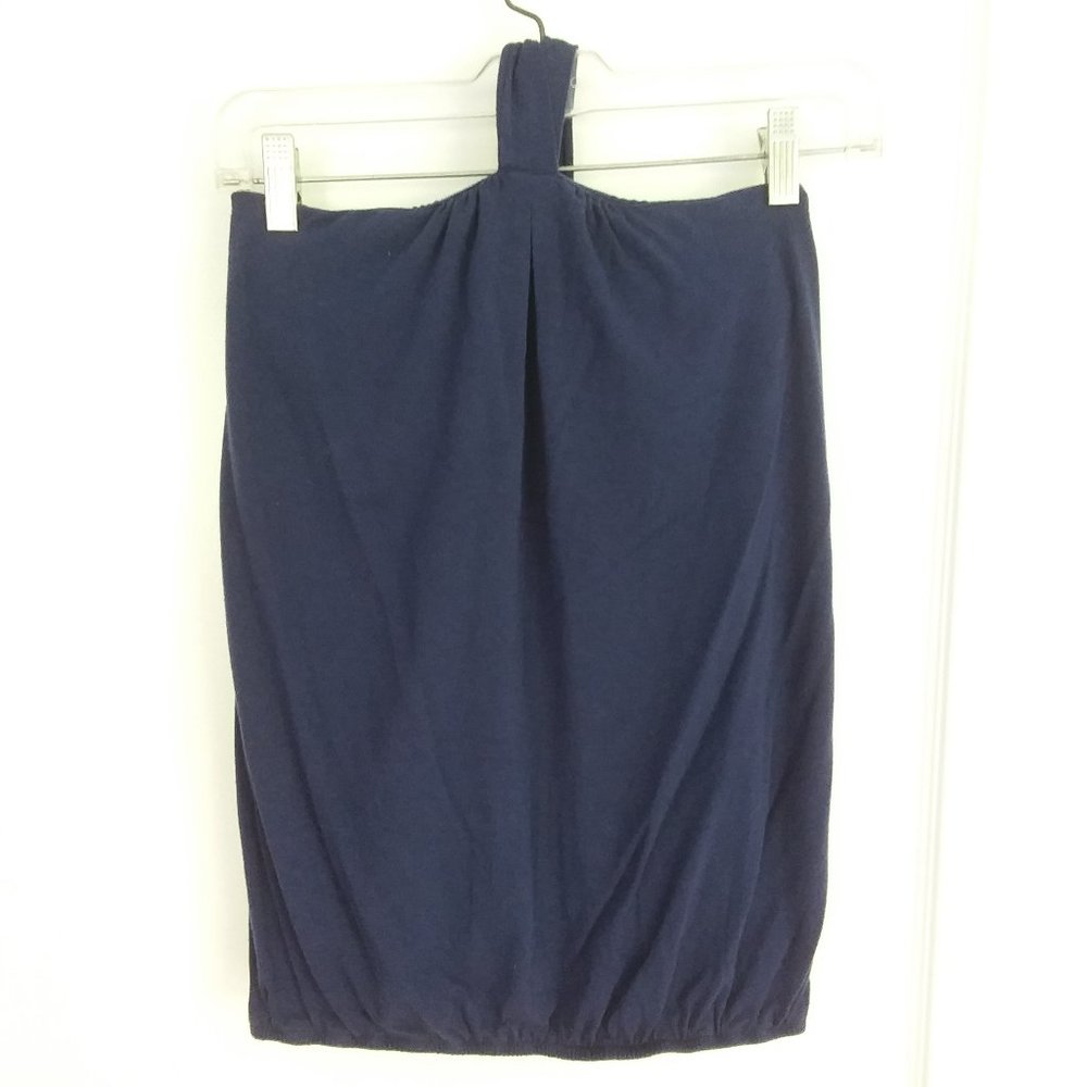 Moda International blue top size small